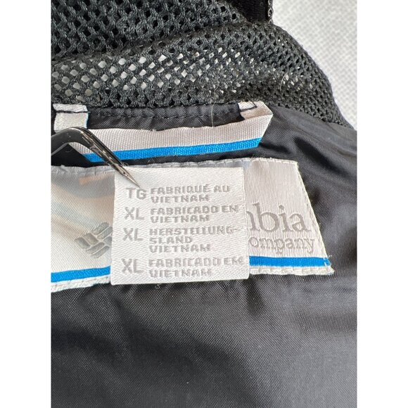 Columbia Mens Watertight Waterproof Rain Jacket Graphite Gray Hooded Lightweight - Picture 13 of 16